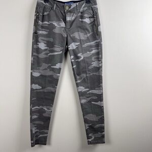 Democracy Ab Technology Jeans Womens Size 8 Gray Camouflage Skinny 32x30